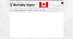 Desktop Screenshot of burnabyvapor.com